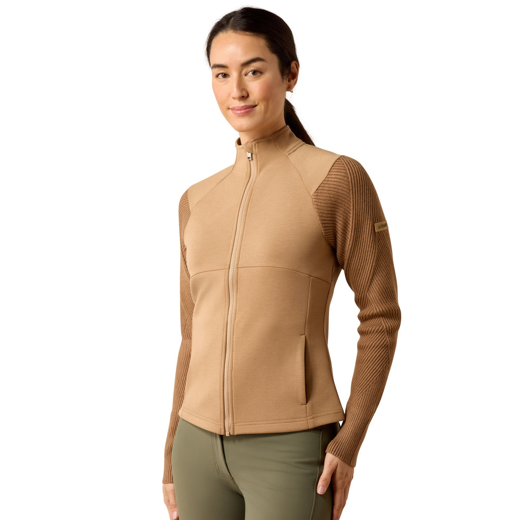 Ariat  Ladies Skadi Full Zip Sweatshirt - Tiger's Eye