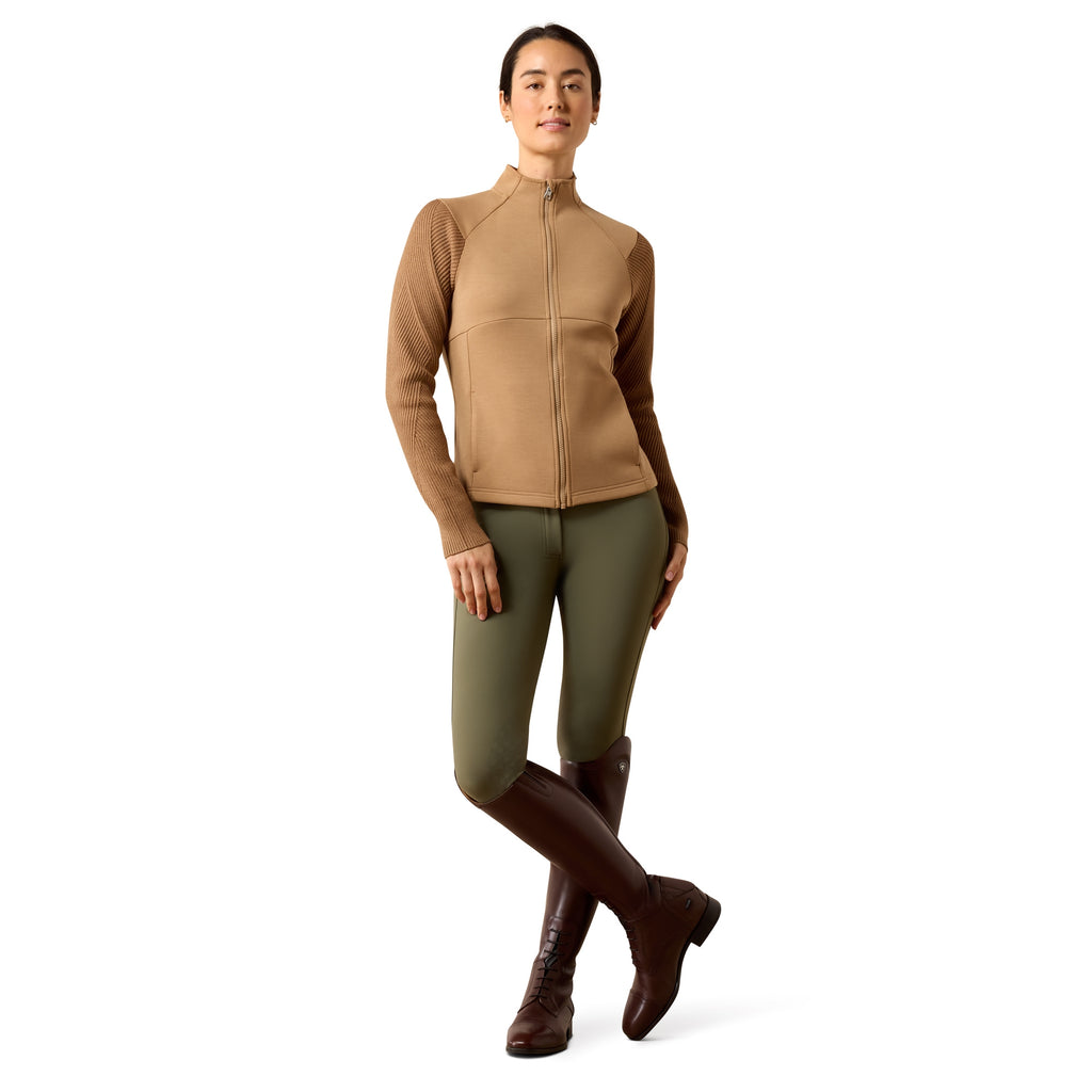 Ariat  Ladies Skadi Full Zip Sweatshirt - Tiger's Eye