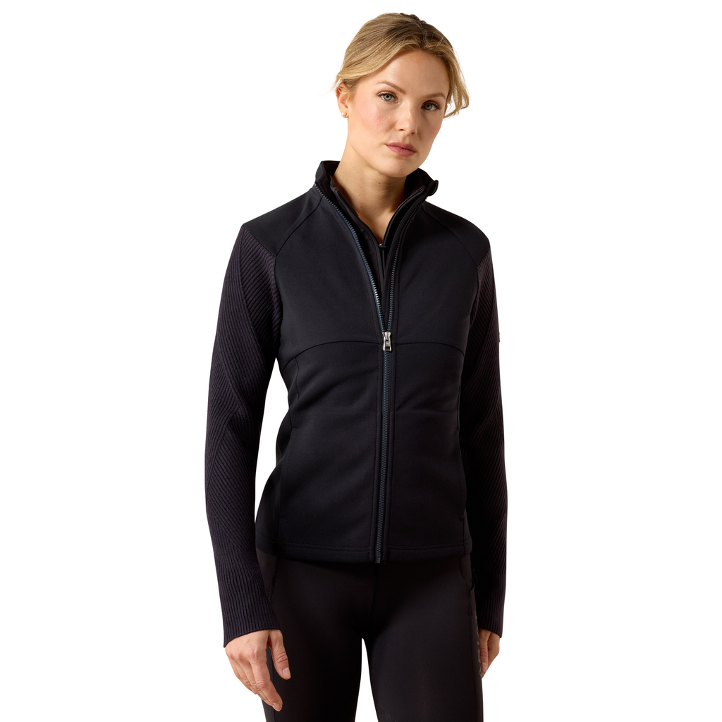 Ariat Ladies Skadi Full Zip Sweatshirt - Show Navy