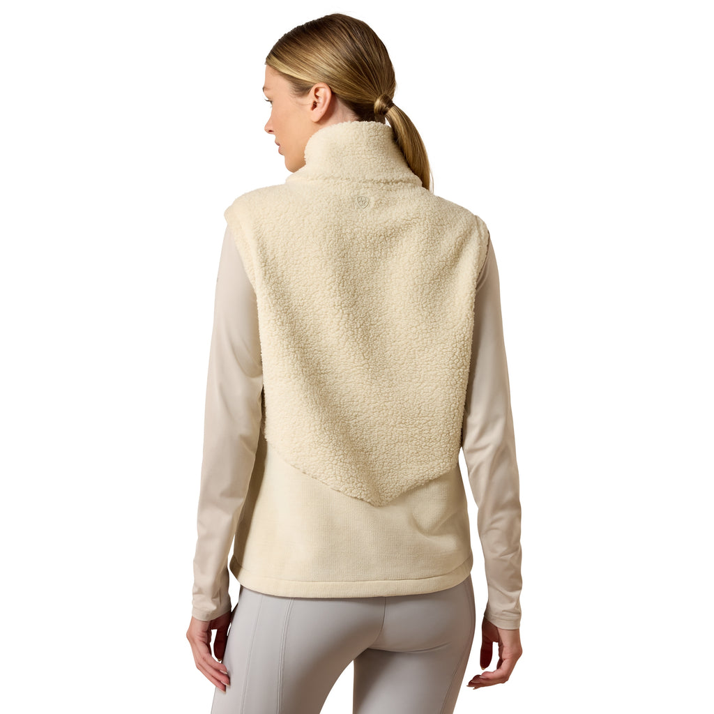 Ariat Ladies Laviolette Full Zip Vest - Almond Milk