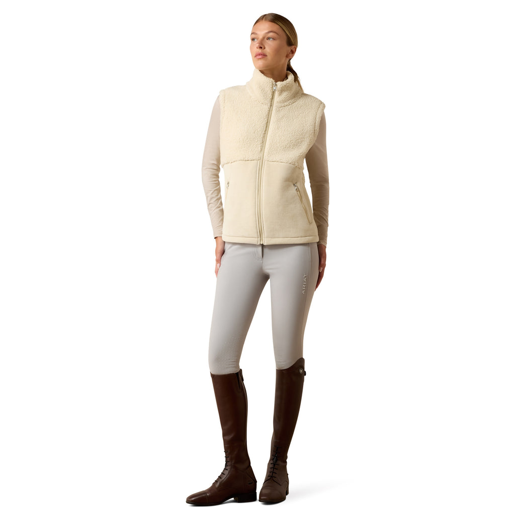 Ariat Ladies Laviolette Full Zip Vest - Almond Milk