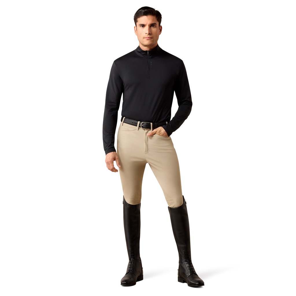Ariat Mens Lunaveil 1/4 Zip Baselayer - Black