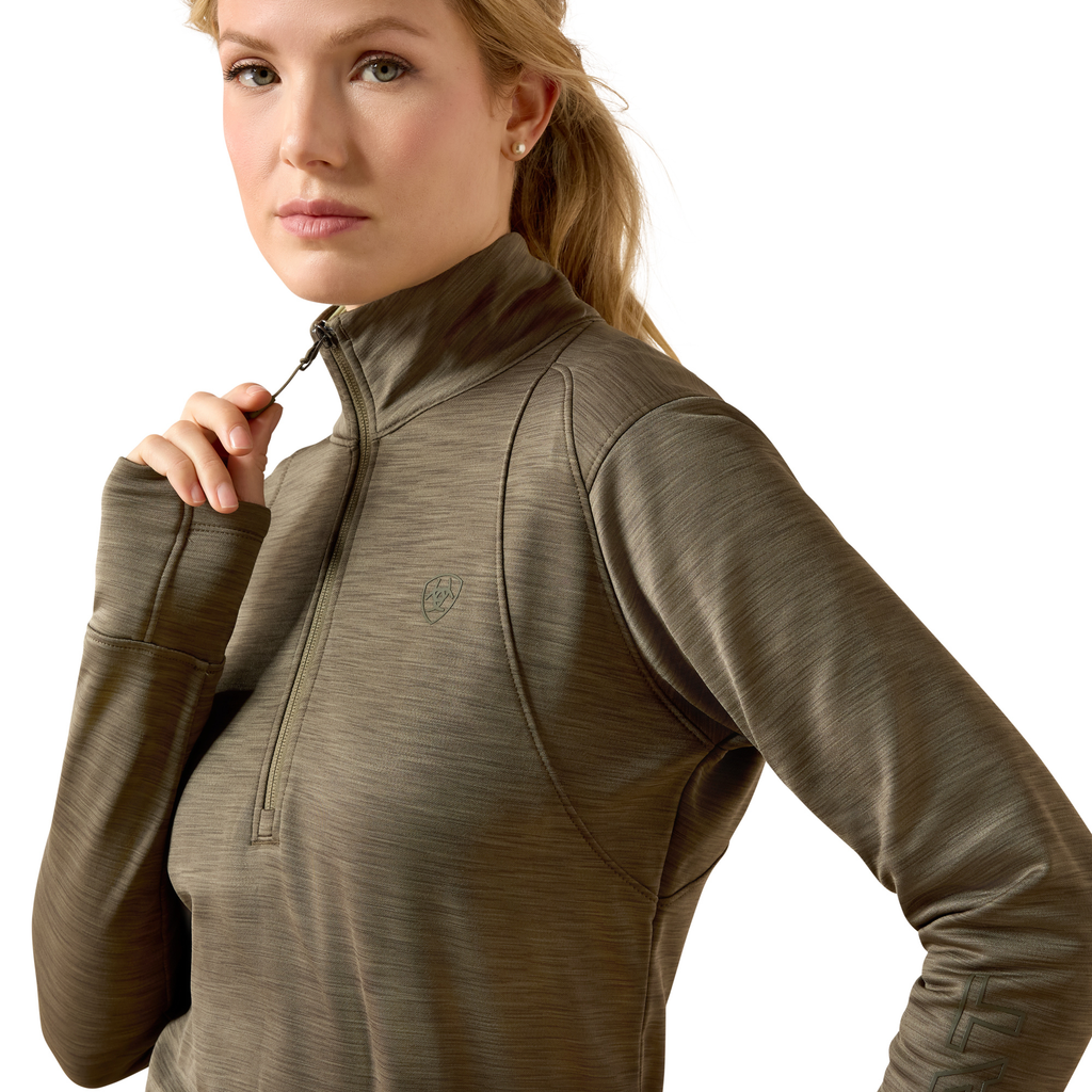 Ariat Ladies Team EQ 1/2 Zip Pullover - Kalamata