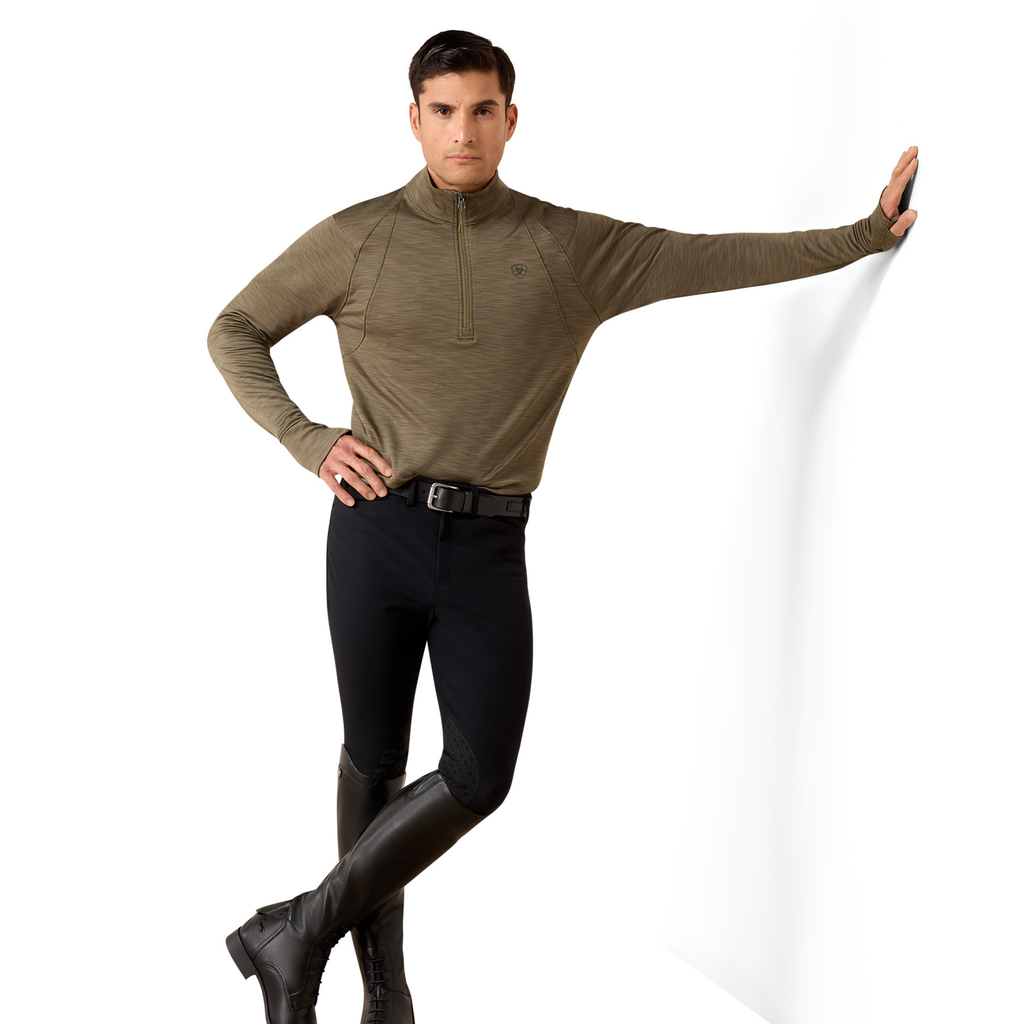 Ariat Mens Team EQ 1/2 Zip PullOver - Kalamata