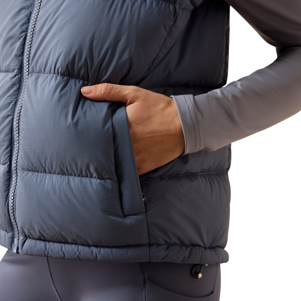 Ariat Ladies UltraPuff Down Vest - Grisaille