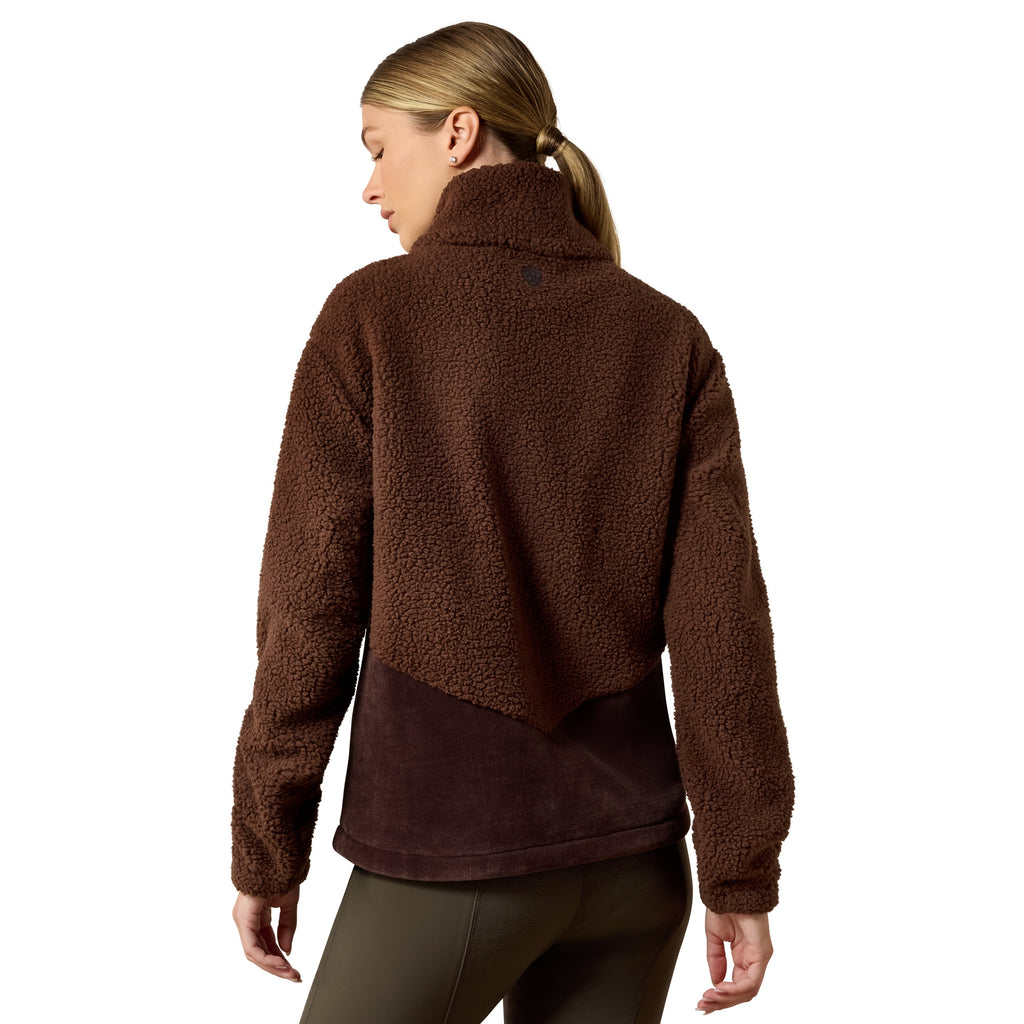 Ariat Ladies Laviolette Full Zip Jacket - Chocolate Plum