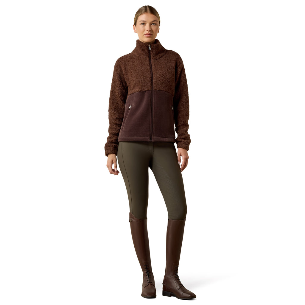 Ariat Ladies Laviolette Full Zip Jacket - Chocolate Plum