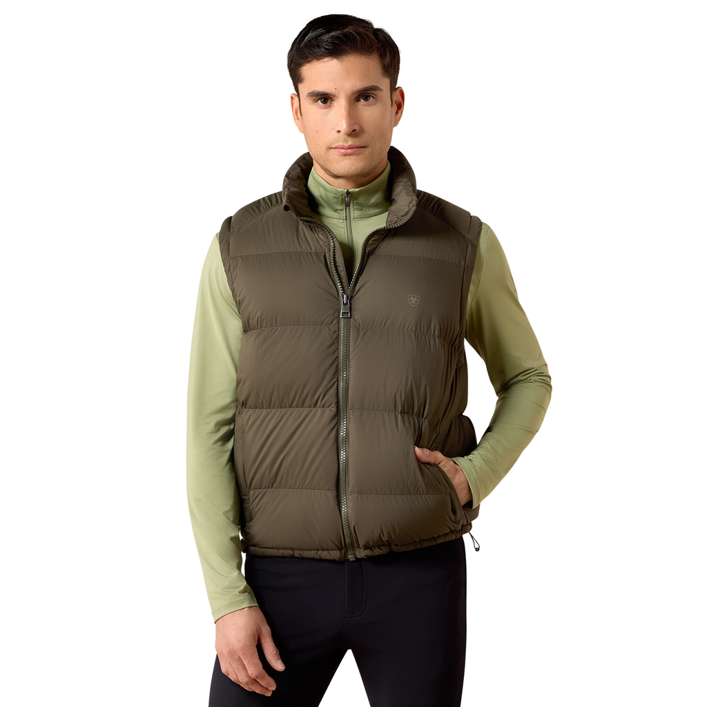 Ariat Mens UltraPuff Down Vest - Earth