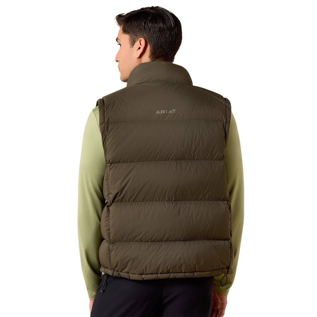 Ariat Mens UltraPuff Down Vest - Earth