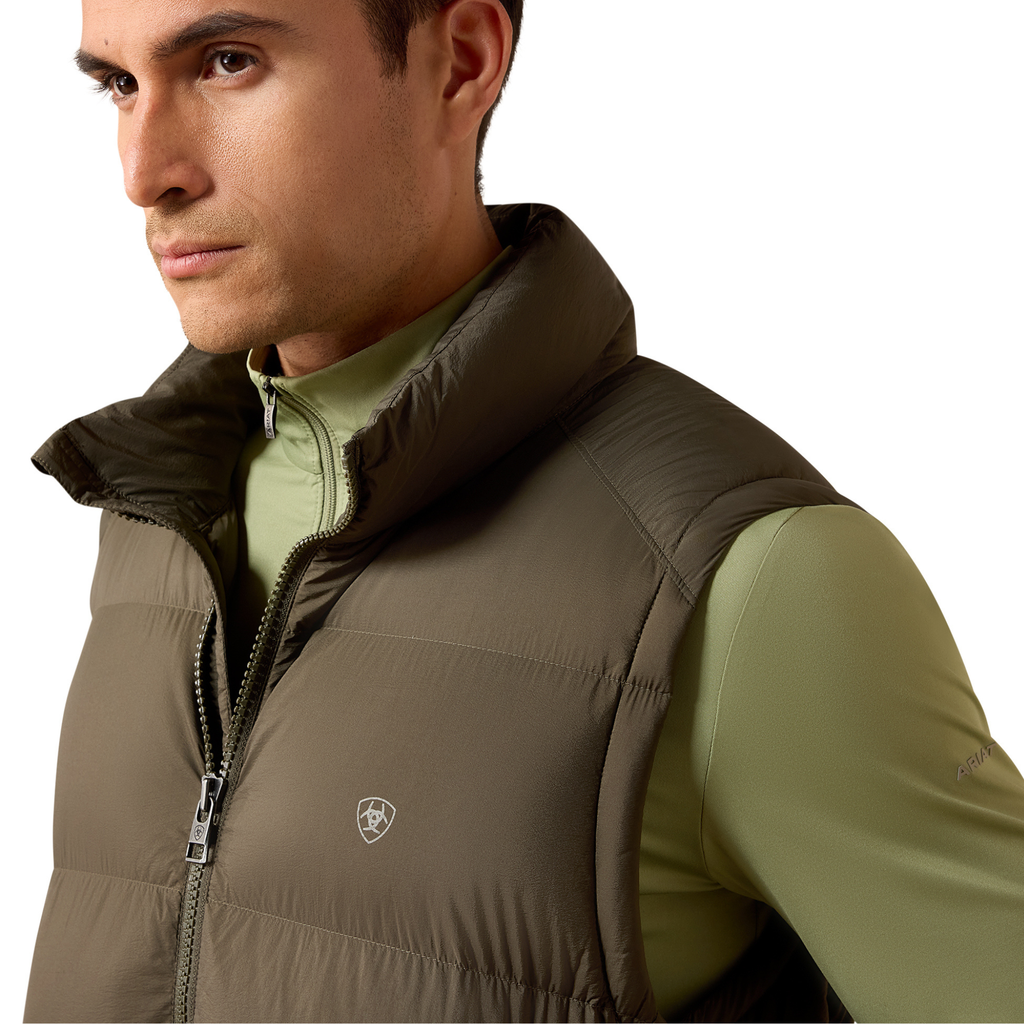 Ariat Mens UltraPuff Down Vest - Earth
