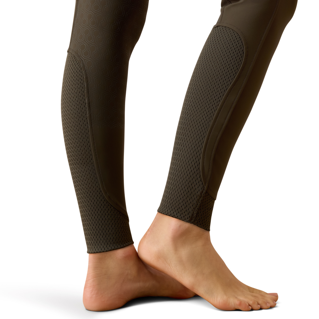 Ariat Ladies Tri Factor Frost 2.0 Full Seat Breeches - Earth