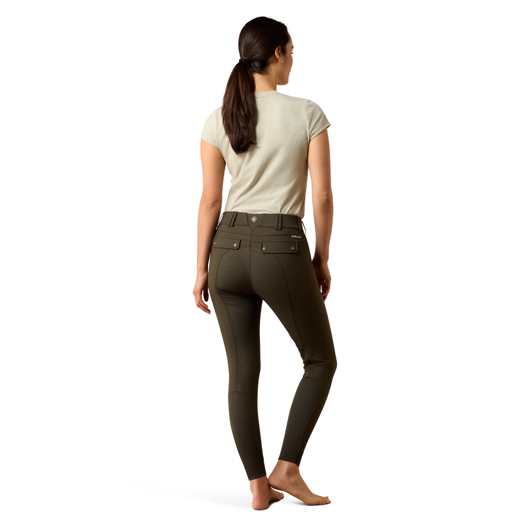 Ariat Ladies Tri Factor Frost 2.0 Full Seat Breeches - Earth
