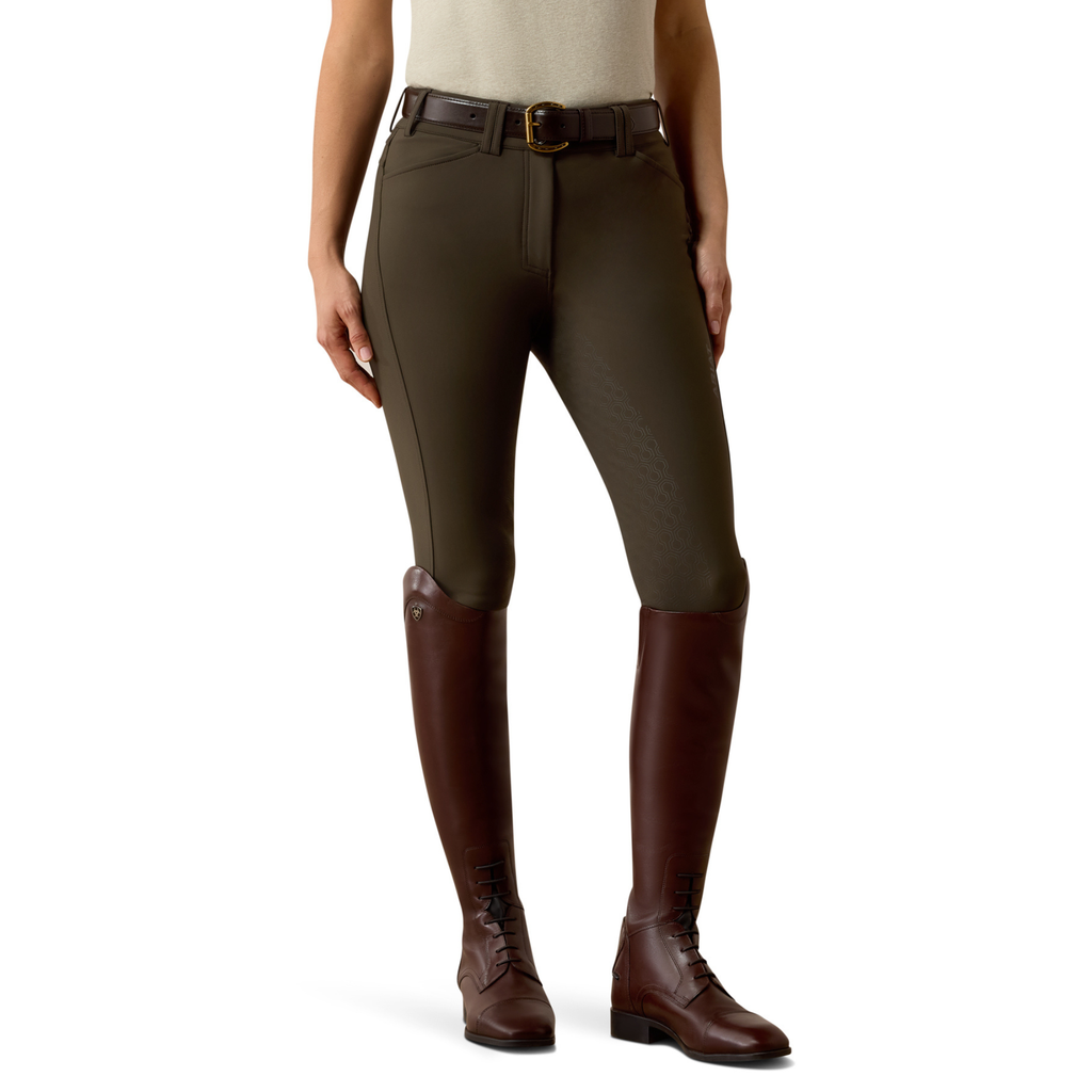 Ariat Ladies Tri Factor Frost 2.0 Full Seat Breeches - Earth