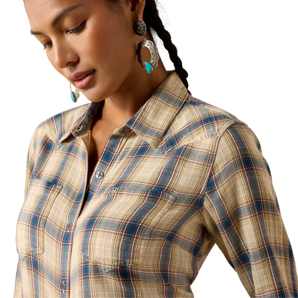 Ariat Ladies Billie Jean Shirt - Horizon Plaid