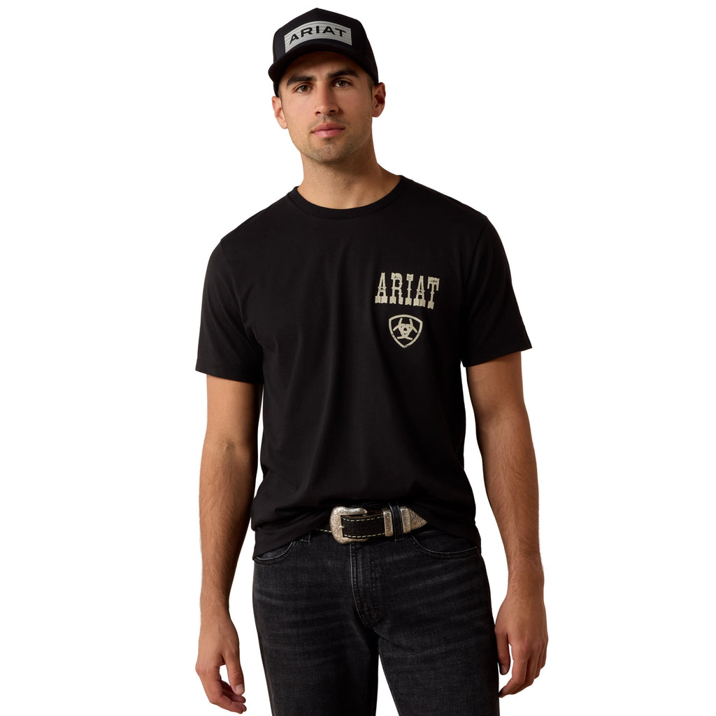 Ariat Mens Cowboy Way Up T-Shirt - Black