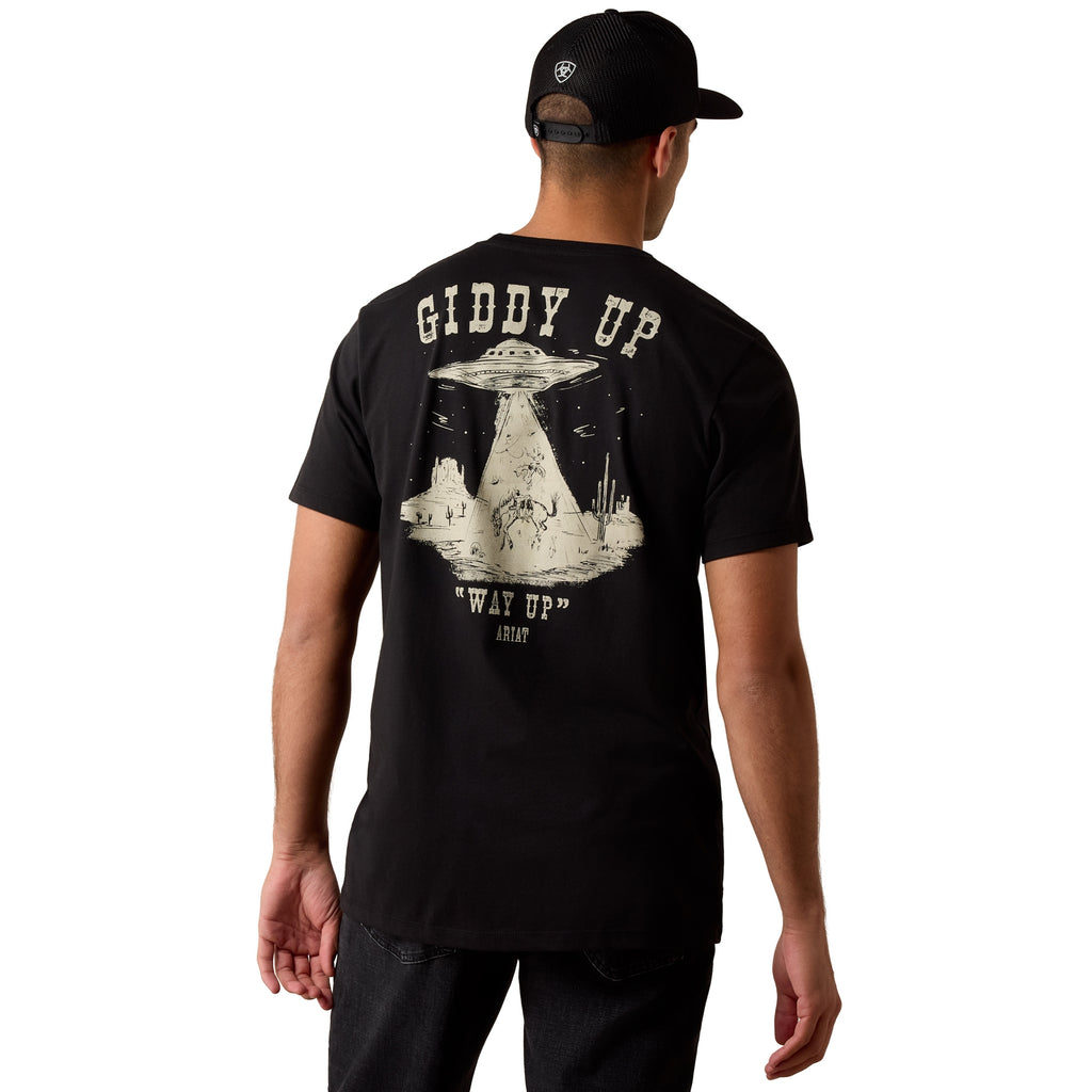 Ariat Mens Cowboy Way Up T-Shirt - Black
