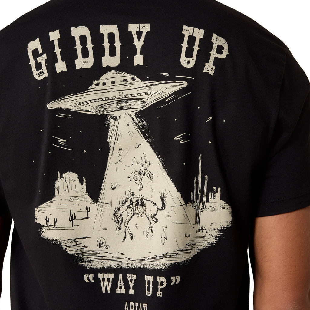 Ariat Mens Cowboy Way Up T-Shirt - Black