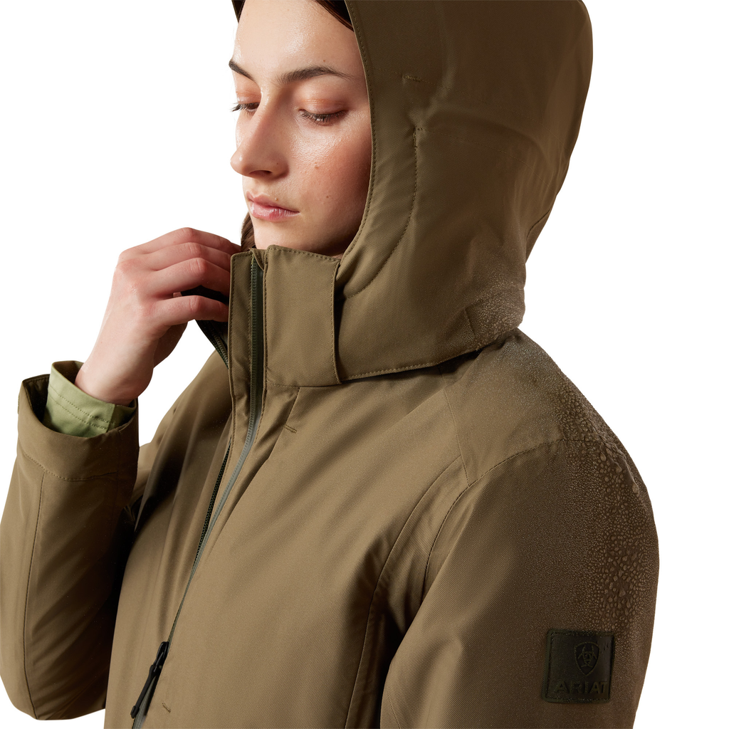 Ariat Ladies Outer Banks Waterproof Jacket - Kalamata