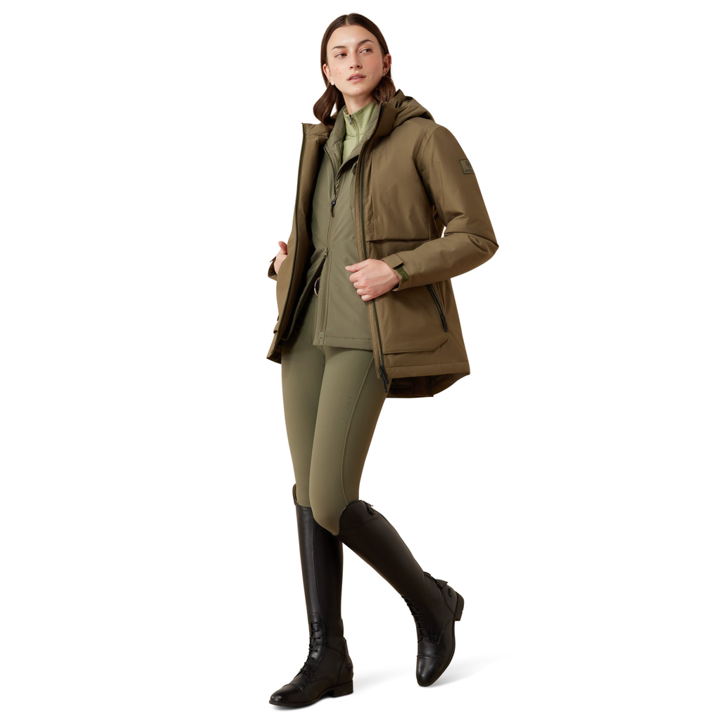 Ariat Ladies Outer Banks Waterproof Jacket - Kalamata