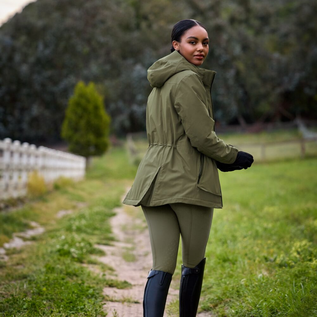 Ariat Ladies Outer Banks Waterproof Jacket - Kalamata