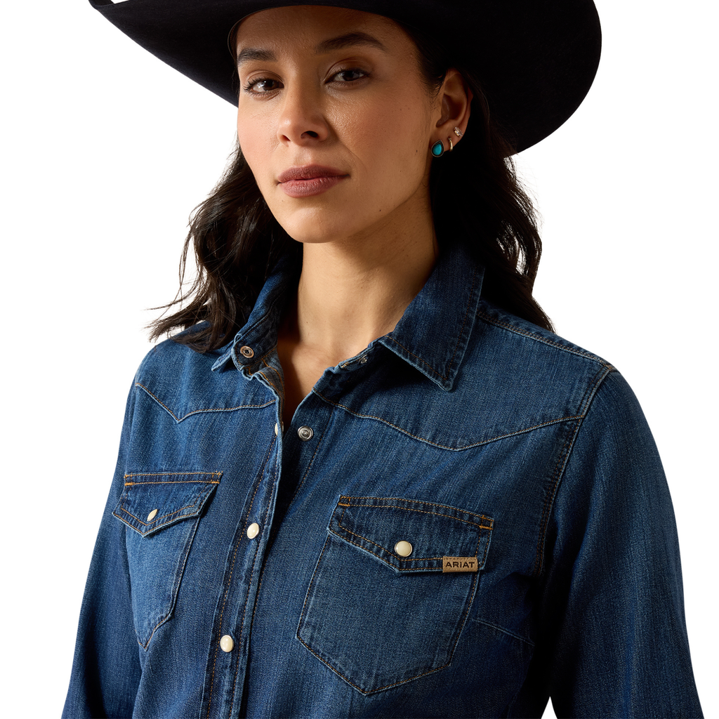 Ariat Ladies Farriday Shirt - Bluelight