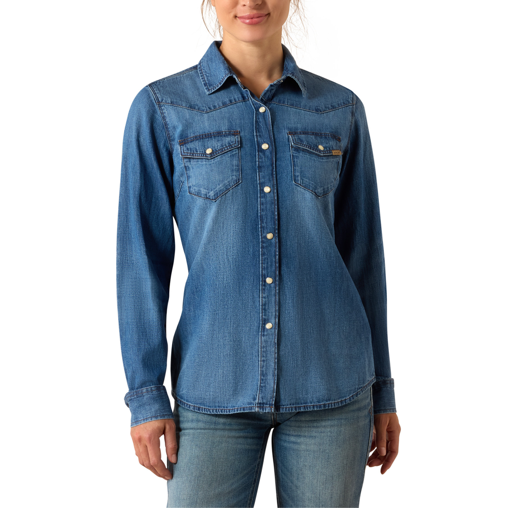 Ariat Ladies Farriday Shirt - Bluelight