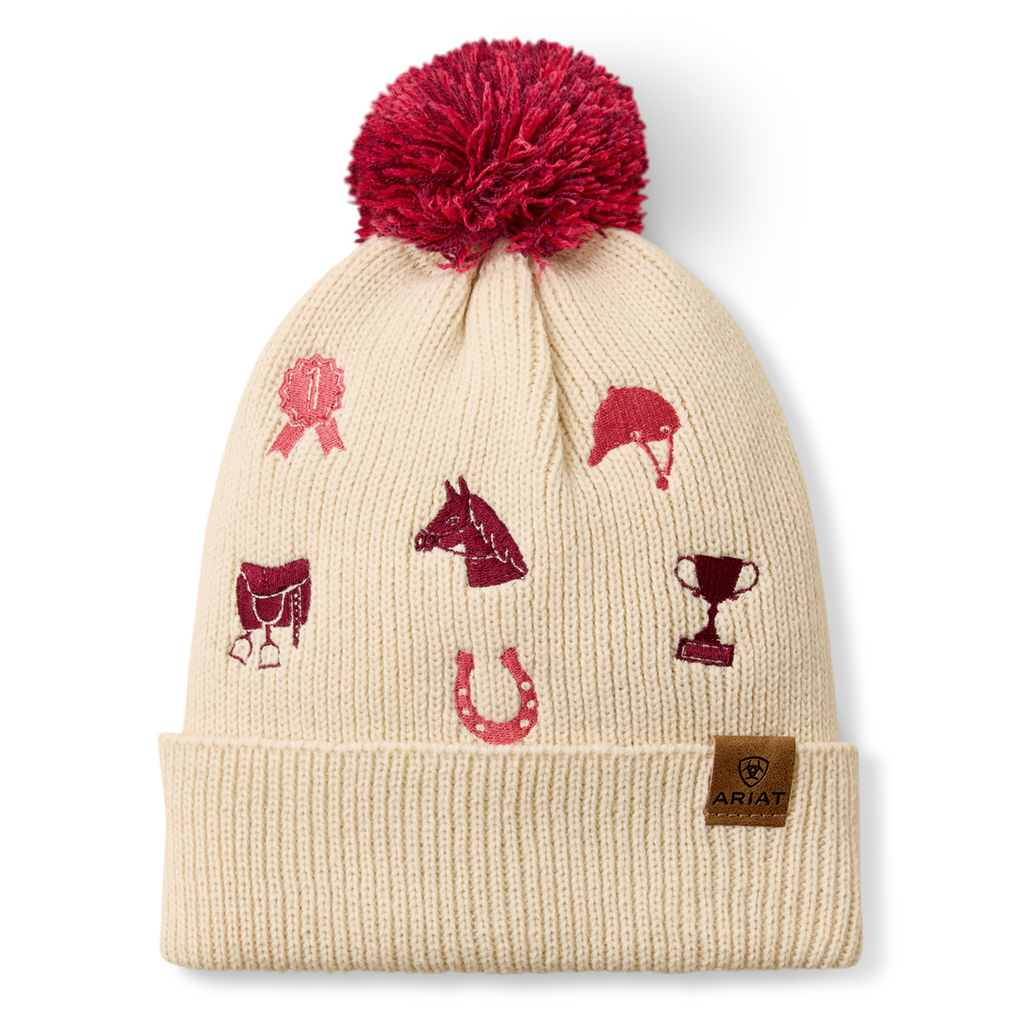 Ariat Youth Arlo Beanie - Natural Patchwork
