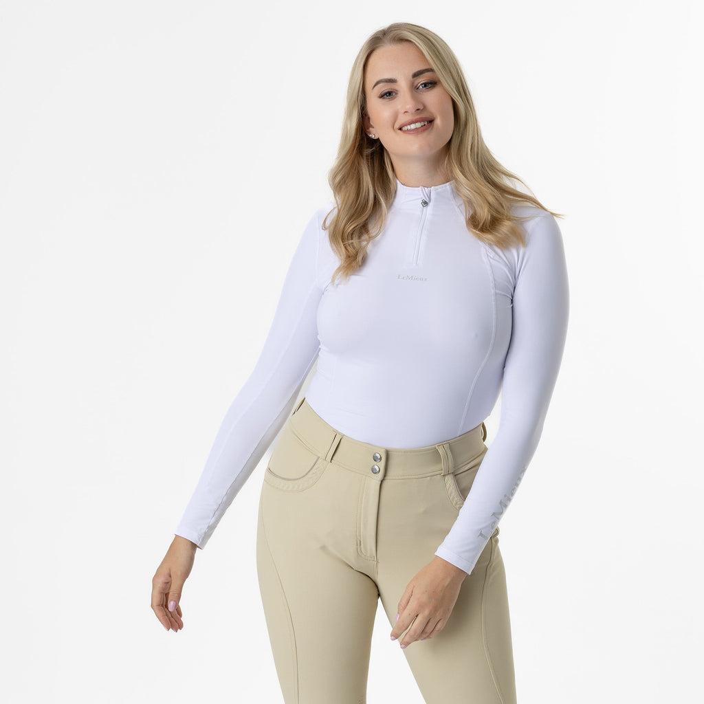 LeMieux Ladies Base Layer - White