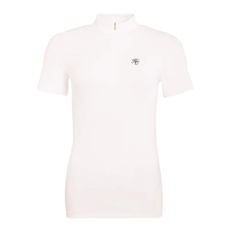 Holland Cooper Burghley Short Sleeve Base Layer - White