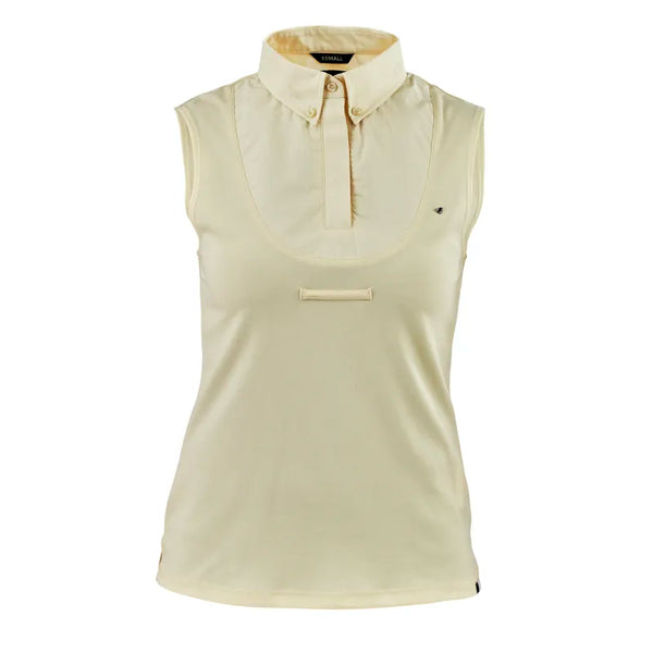 Aubrion Ladies Sleeveless Tie Shirt - Yellow