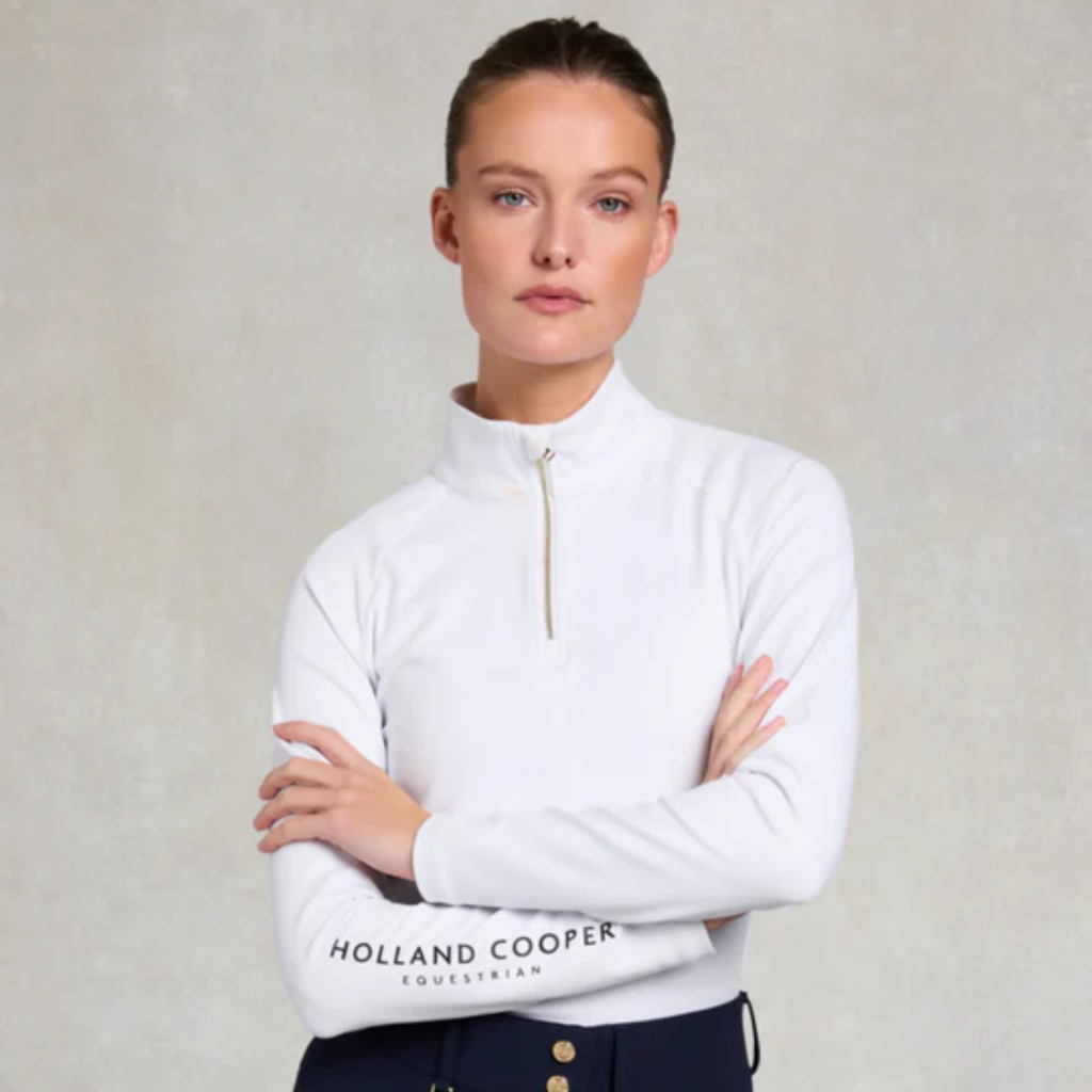 Holland Cooper Ladies Chiltern Base Layer - White