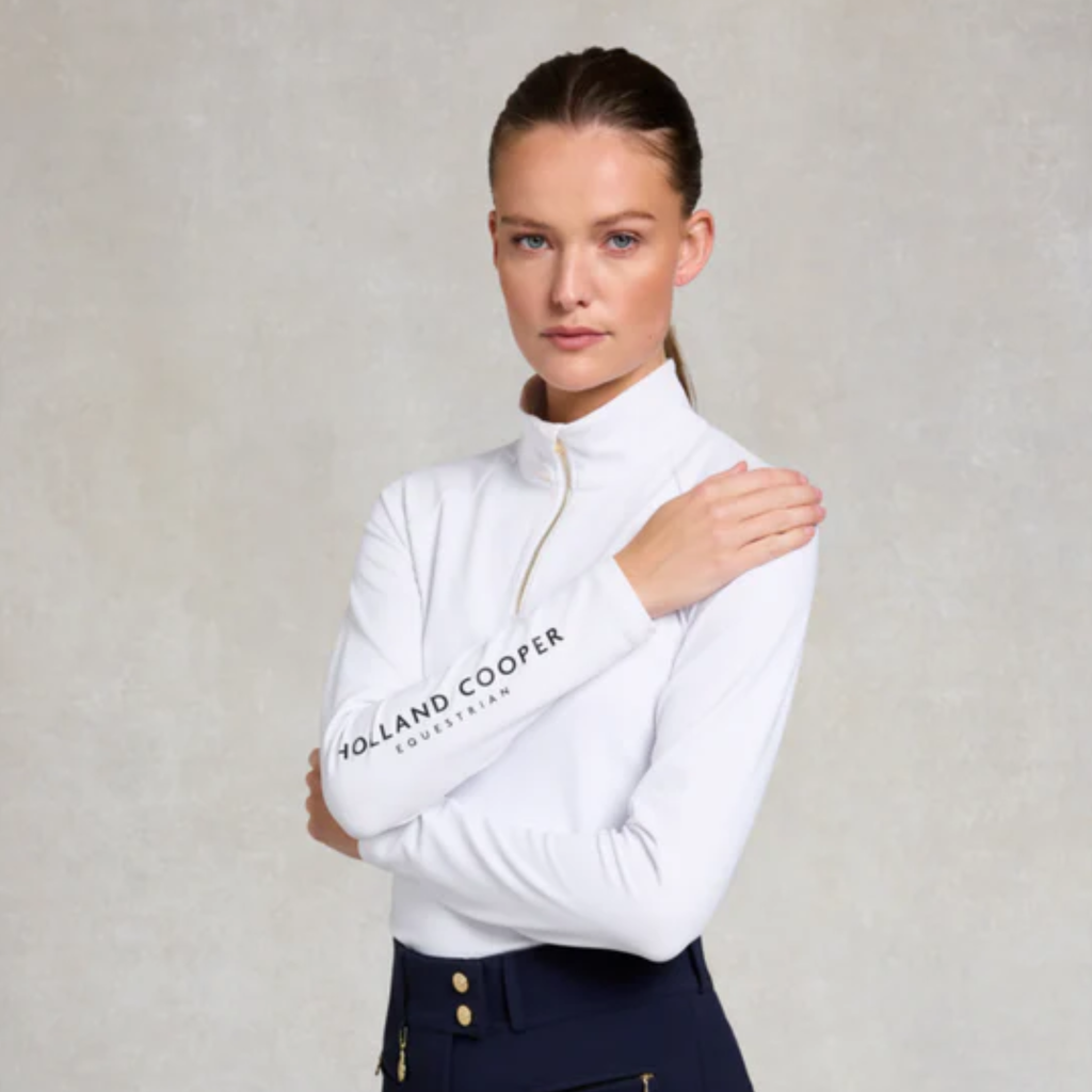 Holland Cooper Ladies Chiltern Base Layer - White