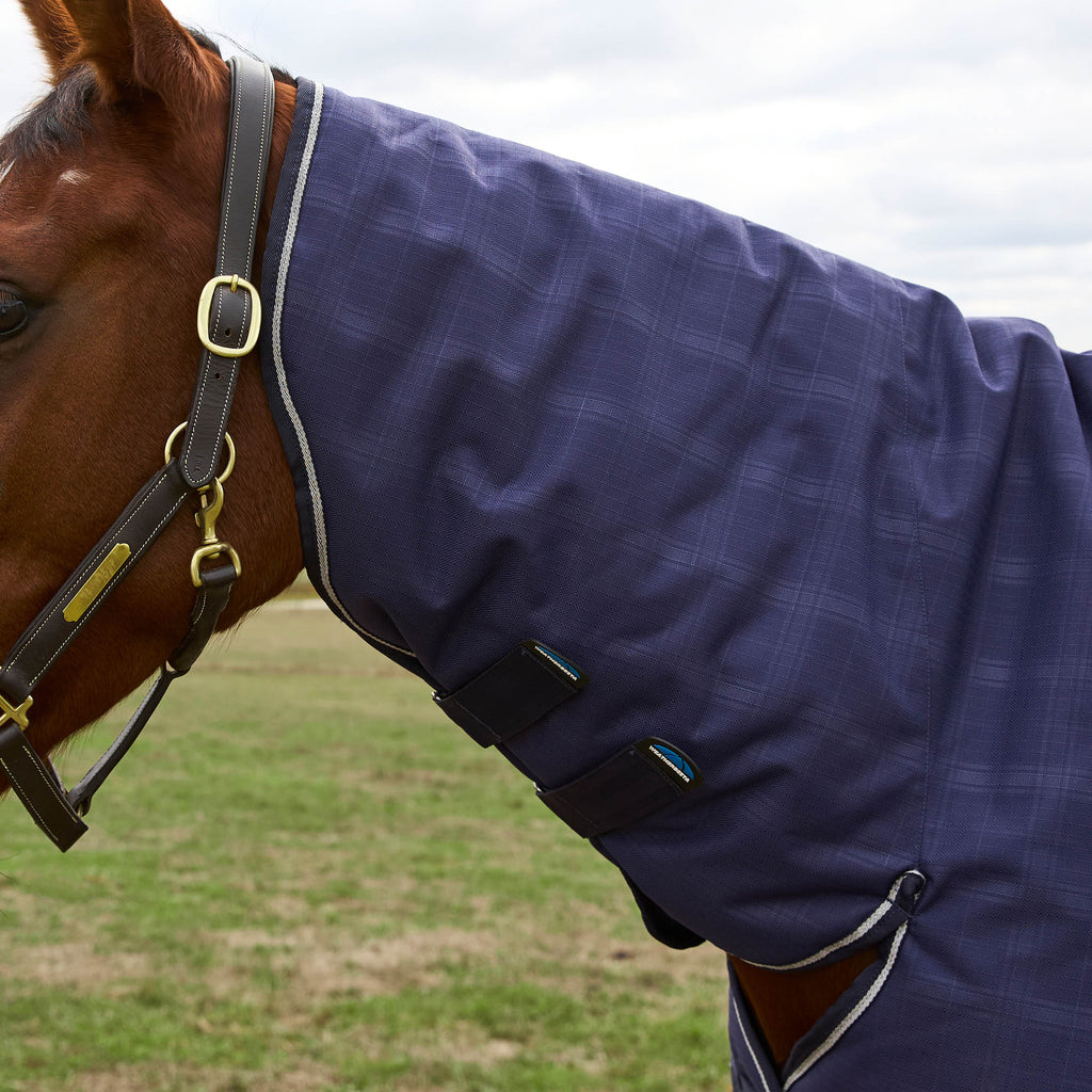 Weatherbeeta Comfitec Prelim Turnout Combo 220g - Navy/ Embossed Plaid