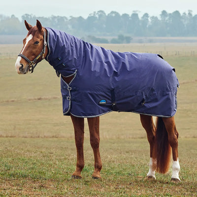 Weatherbeeta Comfitec Tyro Turnout Combo 50g - Navy/Charcoal
