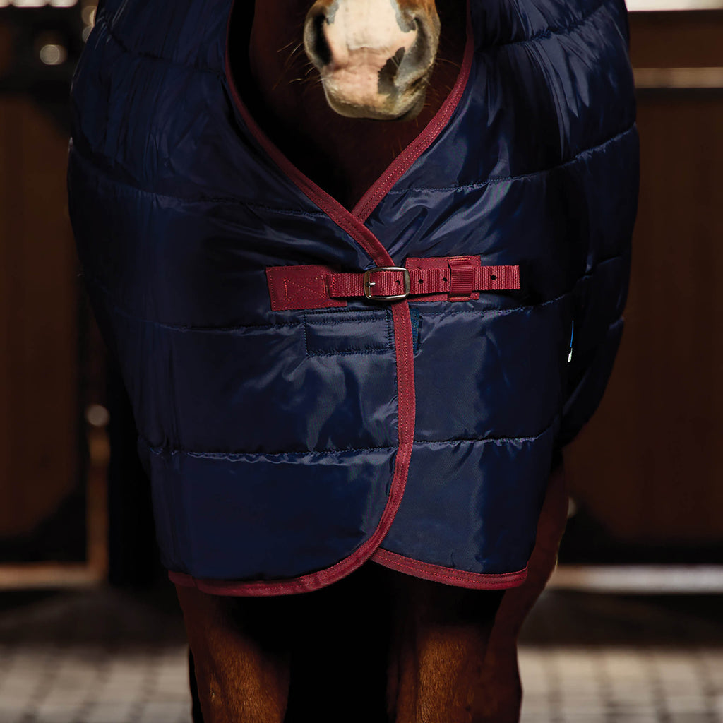 Weatherbeeta Stable Rug 220g - Navy/Burgundy