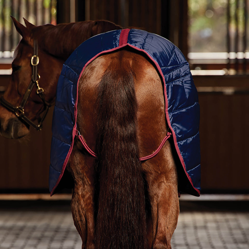 Weatherbeeta Stable Rug 220g - Navy/Burgundy