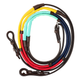 Dublin Rainbow Reins - Brown/Multi