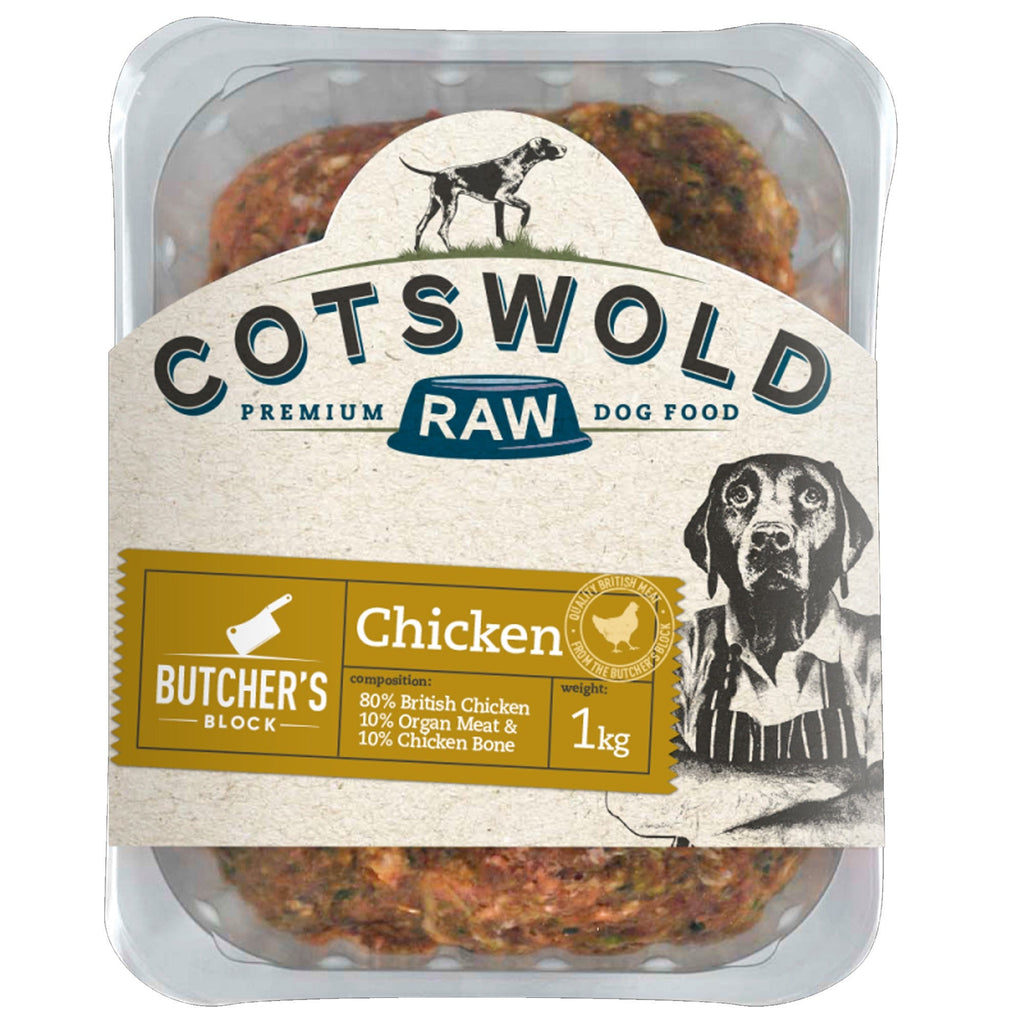 Cotswold Raw Butchers Block 1kg - Chicken