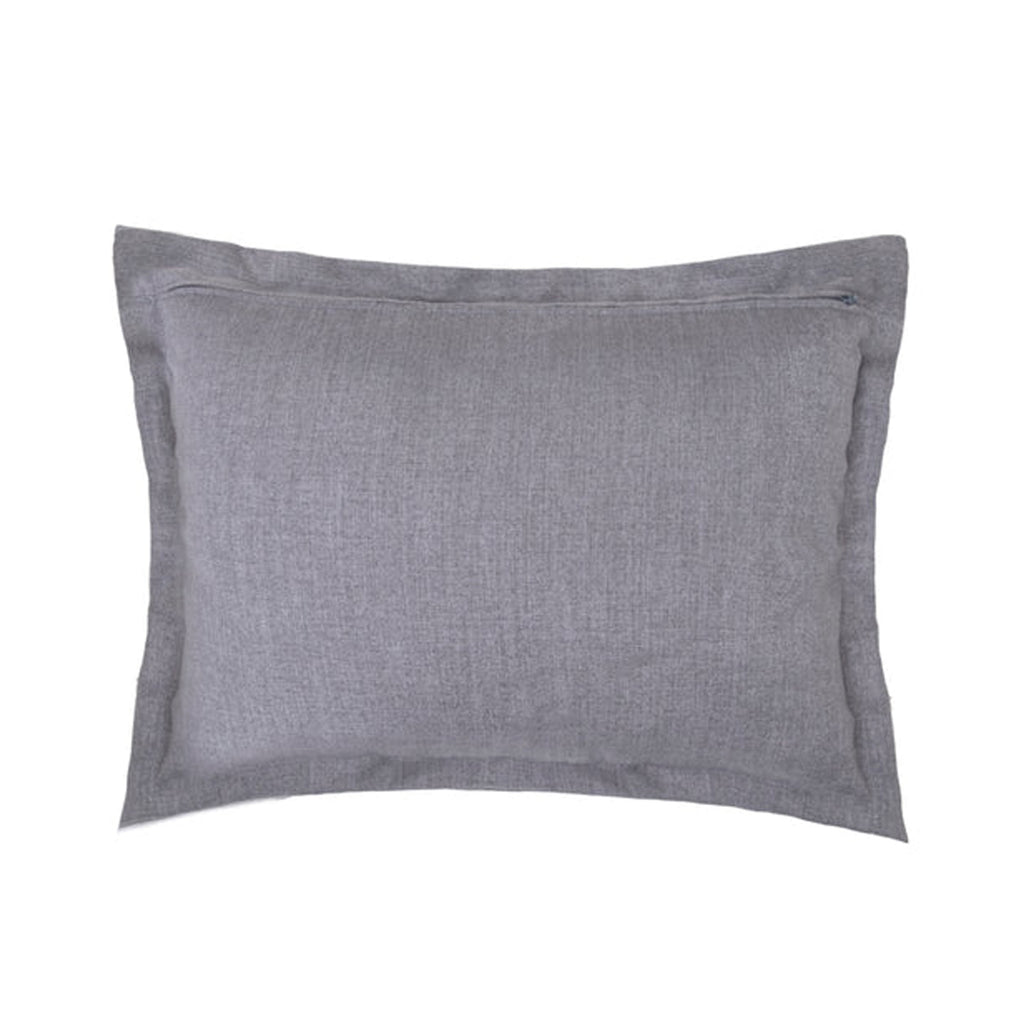 Voyage Seumus Printed Wool Cushion - Azure