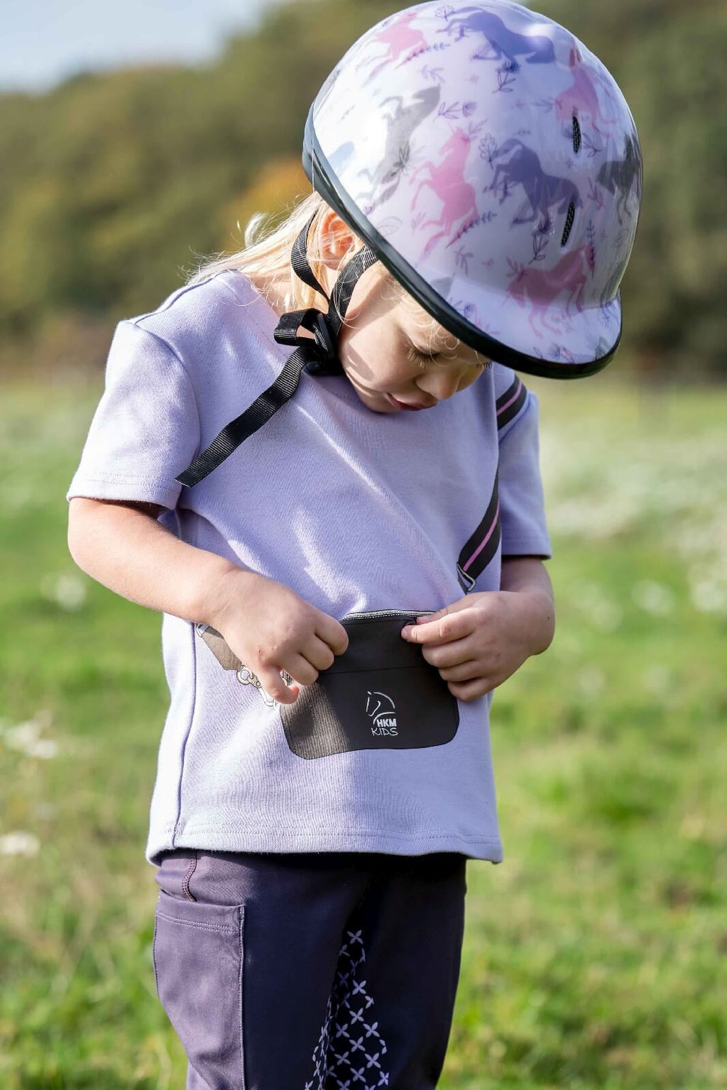 HKM Kids Lola Bag Sweat Shirt - Lavender