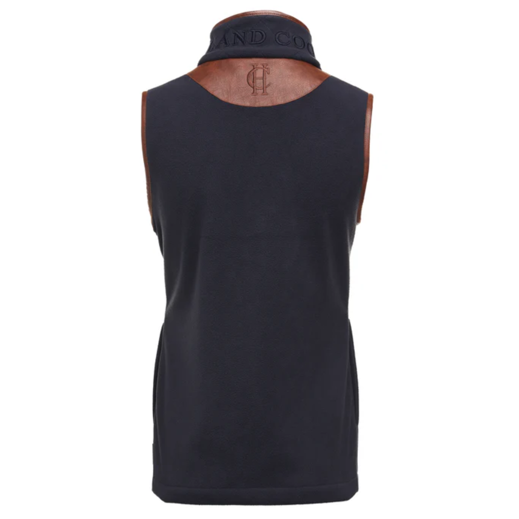 Holland Cooper Country Fleece Gilet - Ink Navy