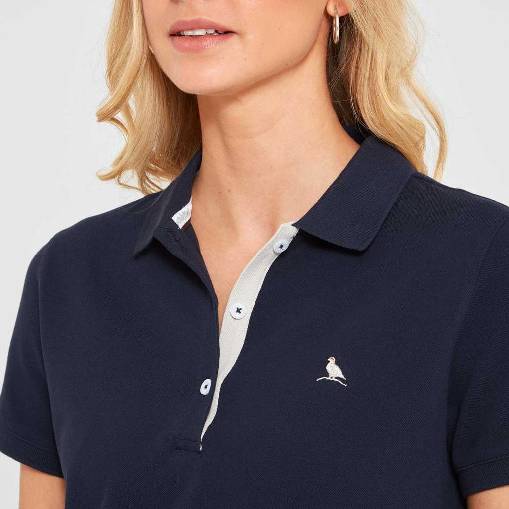 Schoffel Ladies St Ives Polo Shirt - Navy