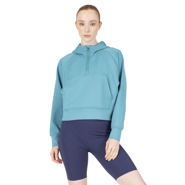 Aubrion Ladies React Quarter Zip Hoodie - Haze
