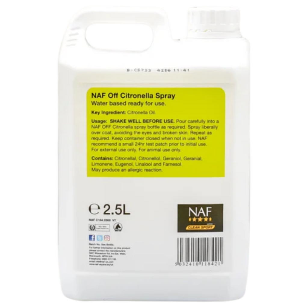 NAF Off Citronella - 2.5 Litre Refill