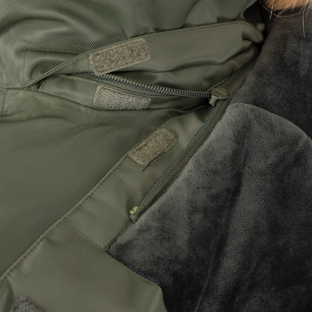Aubrion Ladies Eltar Long Waterproof Coat - Khaki