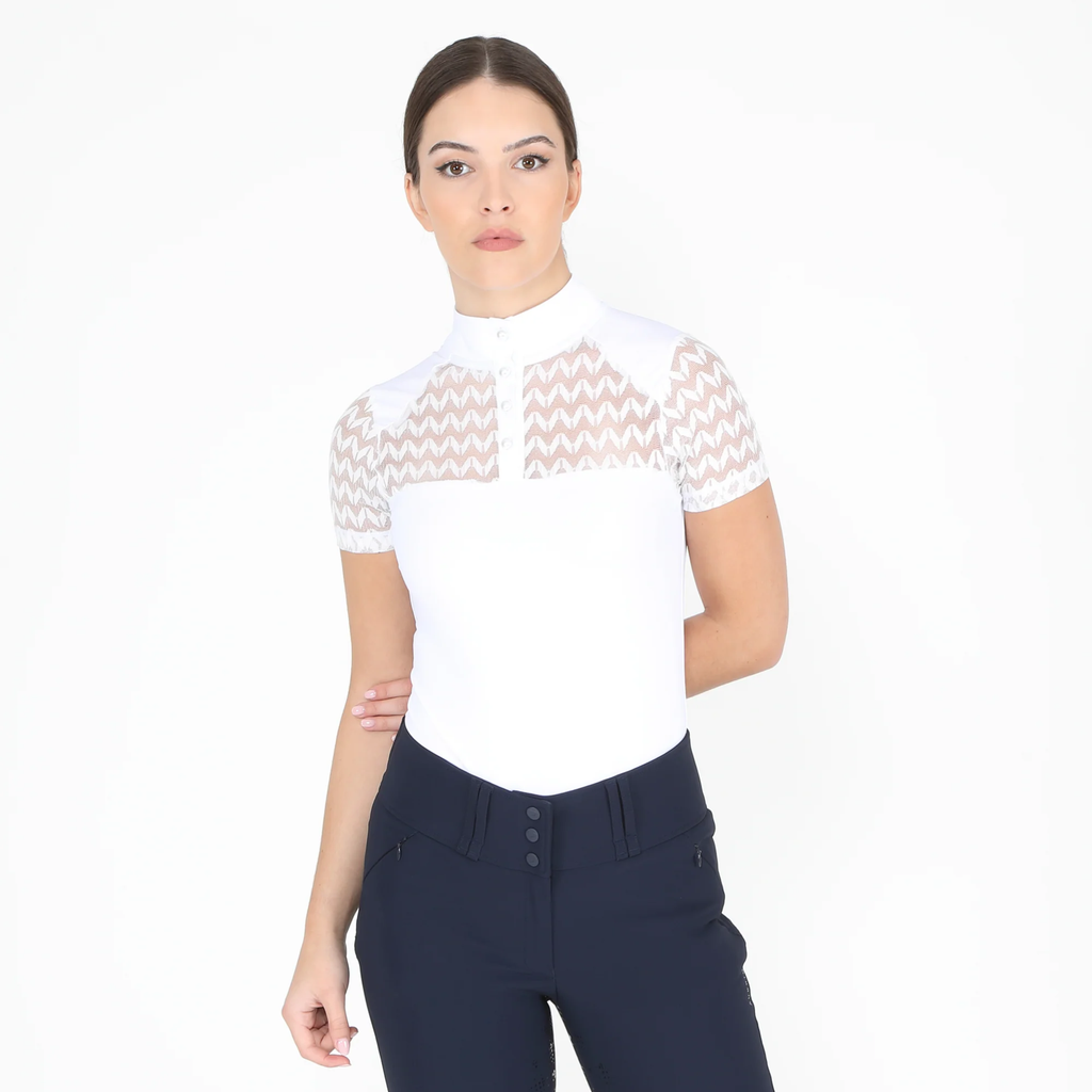 Aubrion Ladies Optima VX Show Shirt - White