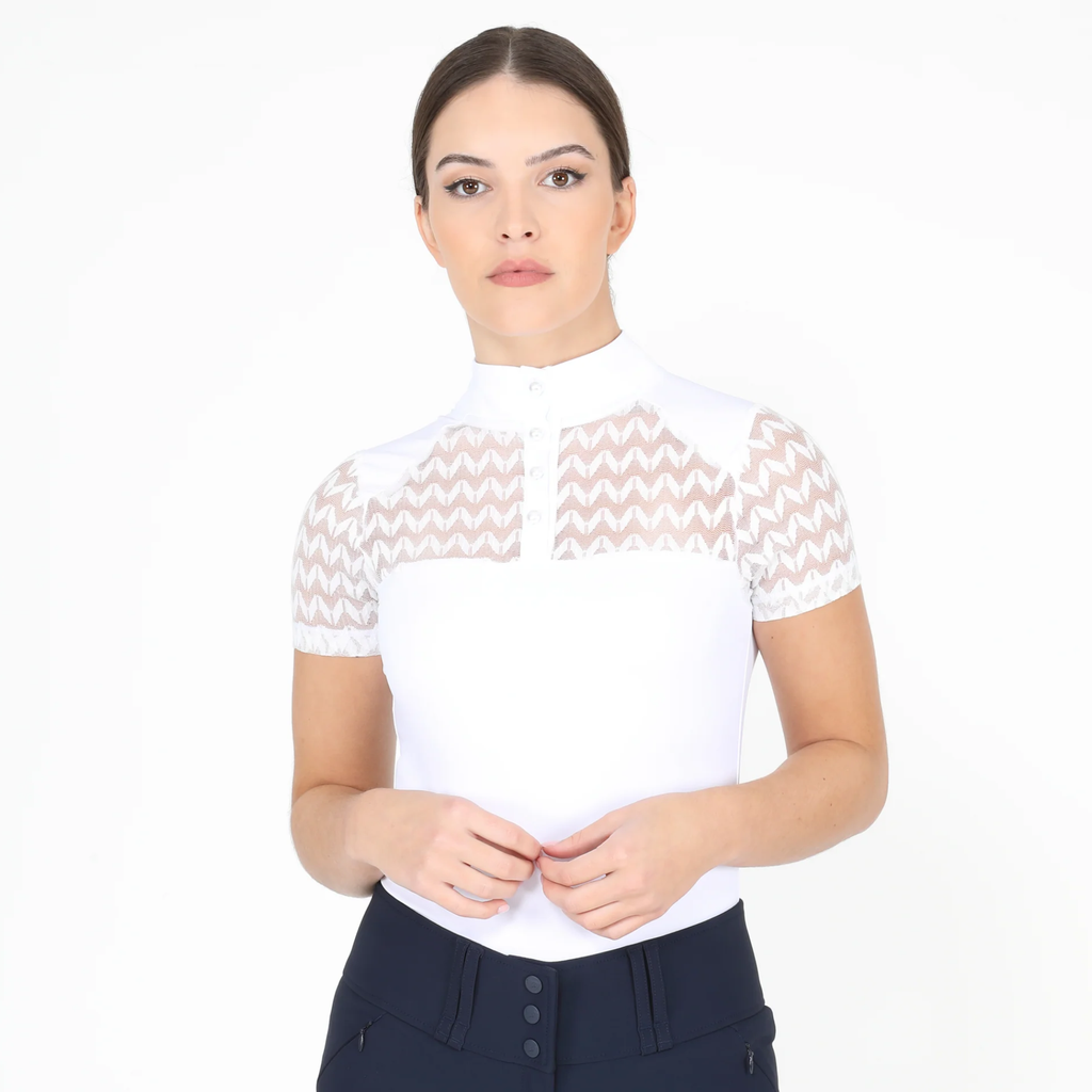 Aubrion Ladies Optima VX Show Shirt - White