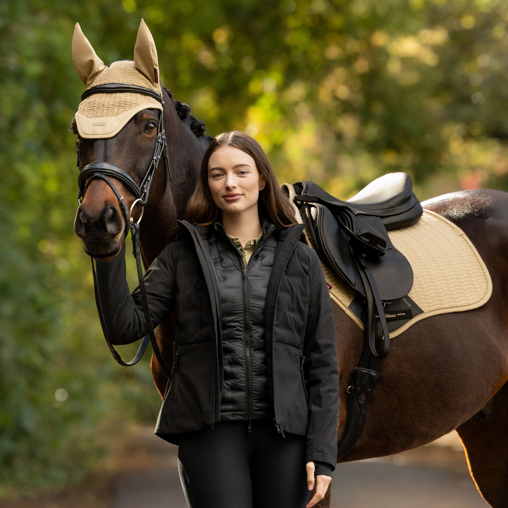 LeMieux Ladies Brooke 3 in 1 Waterproof Hybrid Jacket - Black