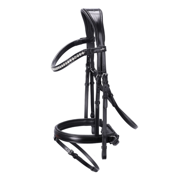 Schockemohle Palermo Bridle - Black/Silver