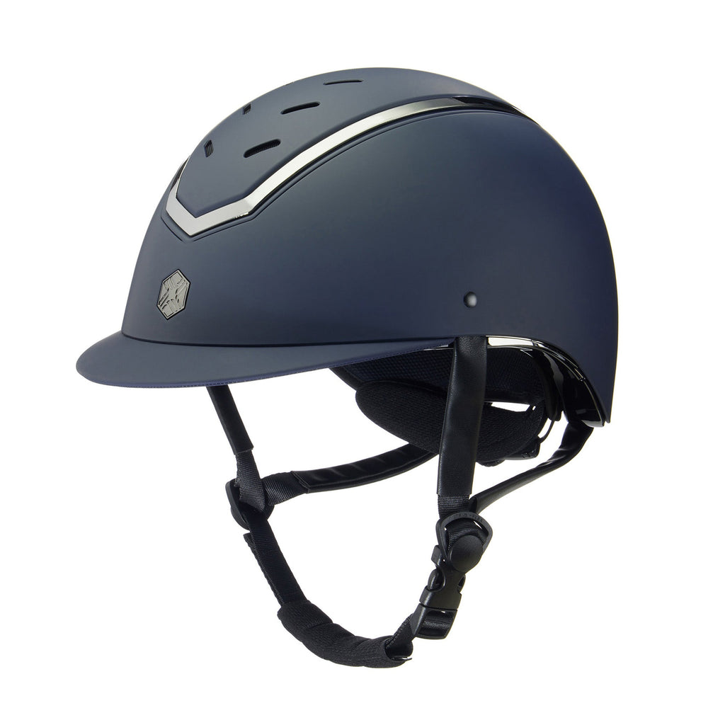 EQX Charles Owen Kylo Riding Hat - Matte Navy